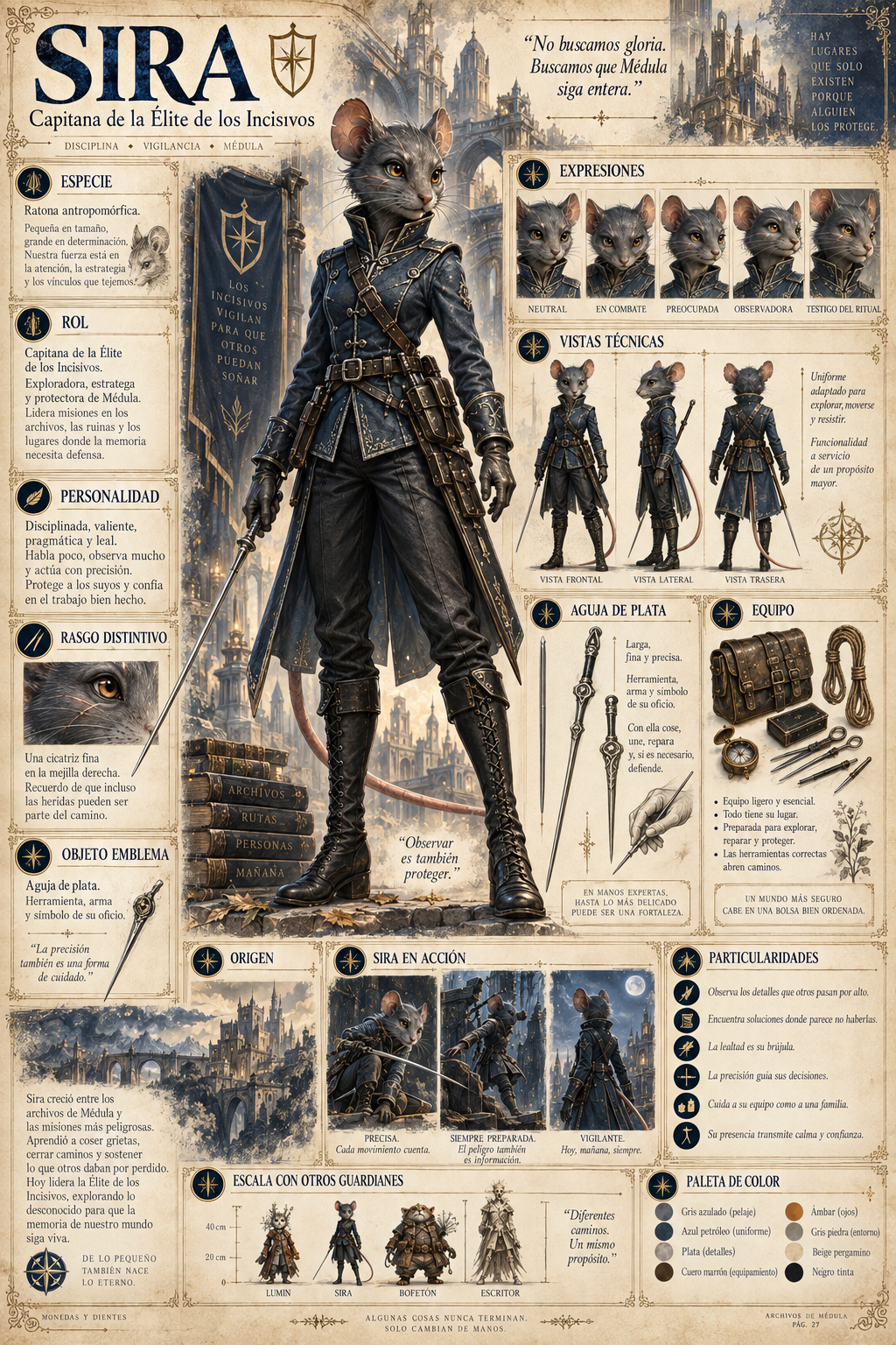 Ficha visual completa de Sira